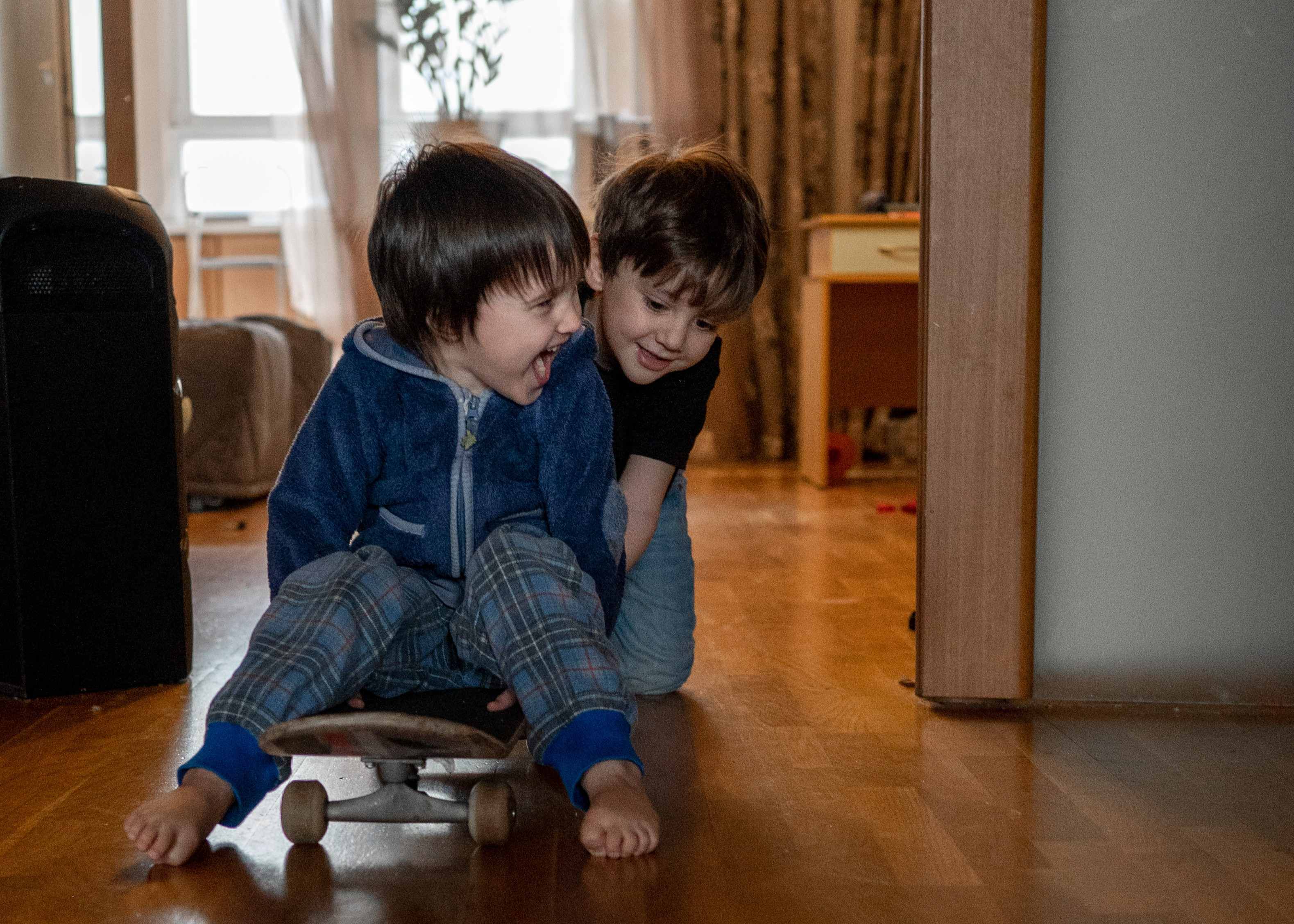 children playing together