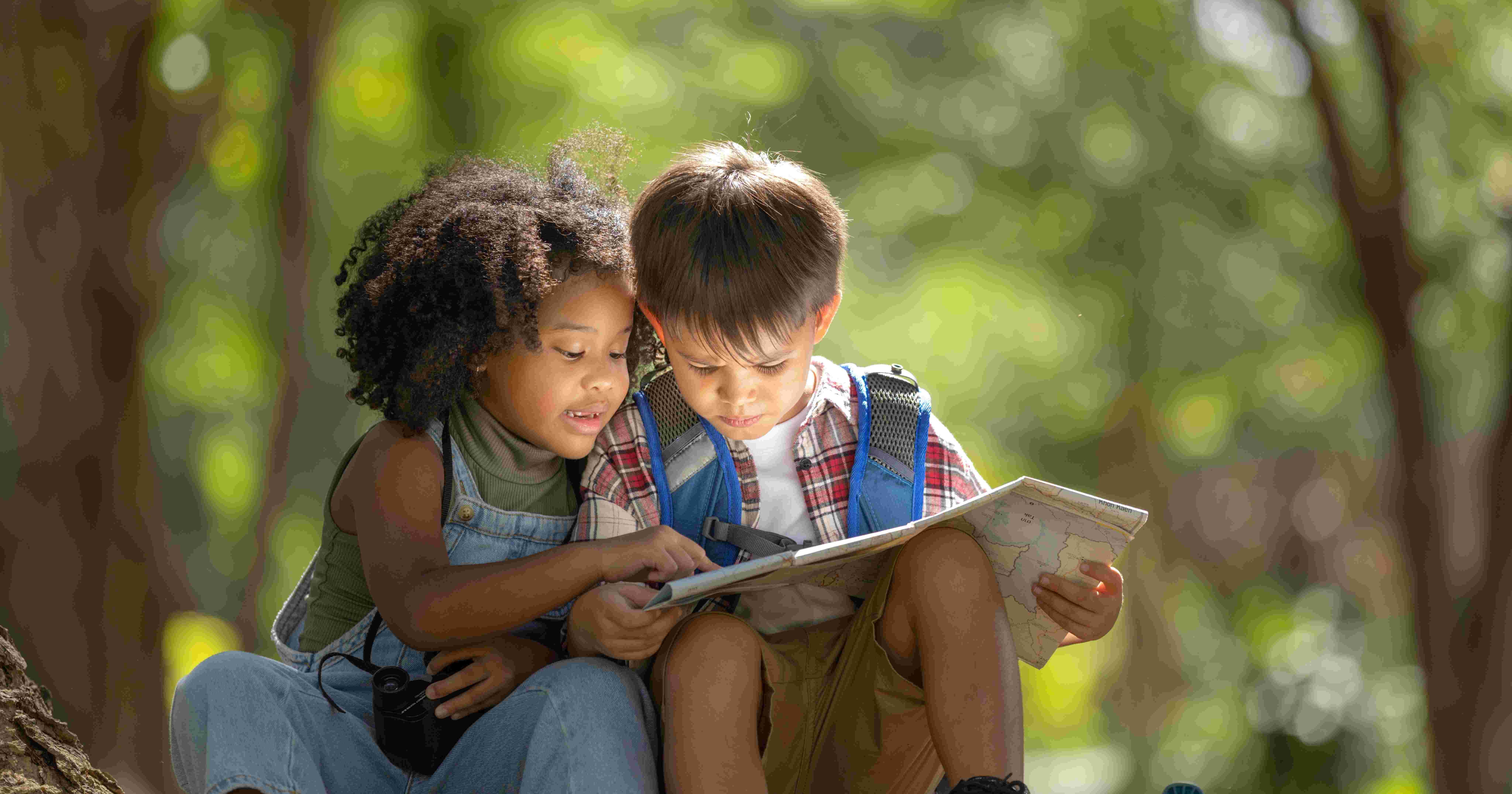 children reading